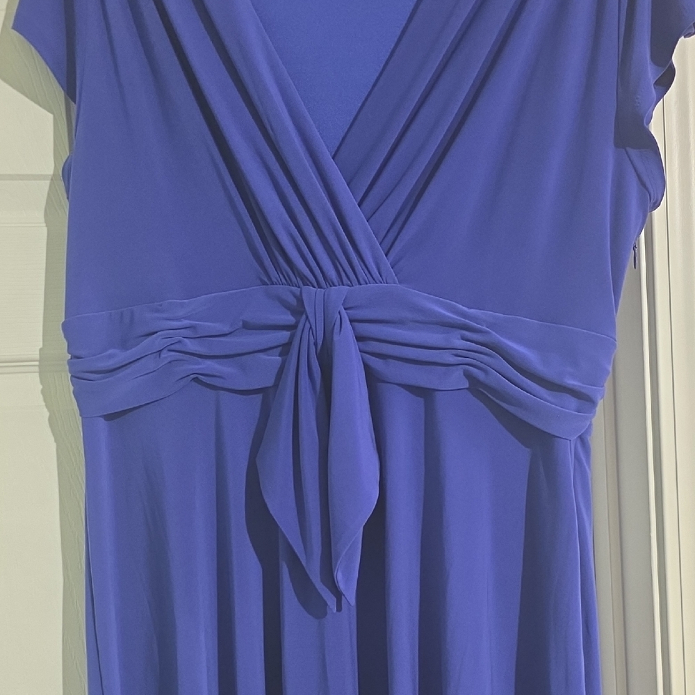 Evan Picone Royal Blue Midi Dress - Picture 3 of 4